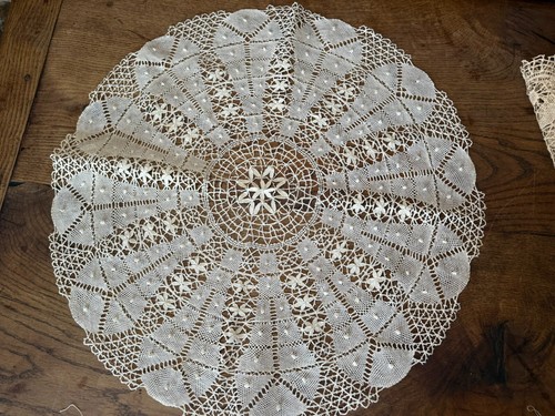 Dentelle ancienne rosace - ancienne,