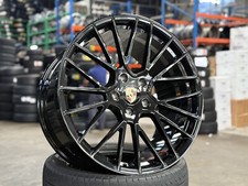 New 21x9.5 21x11 OVERDRIVE FORGED PORSCHE CAYENNE SPYDER (4 Wheel) 5x130 BLACK
