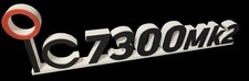 Icom 7300 Mk2 Logo 3D