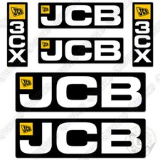 Fits JCB 3CX Decal Kit Backhoe Equipment Decals Replacement Sticker Set