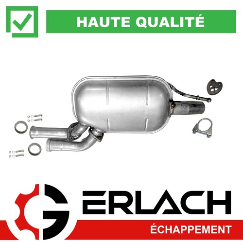 Silencieux intermediaire pour