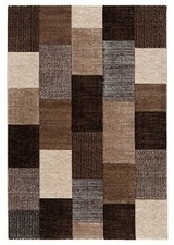 Tapis Tissé Moderne RAY Plusieurs Tailles - Tapis, Tapis, Coureur, Marron
