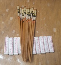 10 BAGUETTES Chinoises Bois