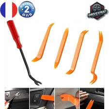 Kit Démontage Garniture Voiture 5 Pièces - Outil Retrait Panneau Portière Clips