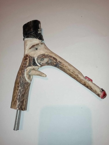 Pommeau canne cerf corne - pommeau,