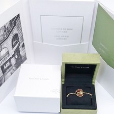 Van Cleef Arpels Lucky Spring Open Wings Ladybug 18k Rose Gold Bracelet box