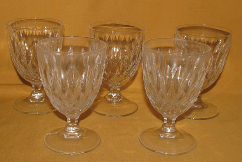 Série verres vin en - série, à