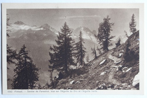 Cpa sentier fenestral - sentier, de