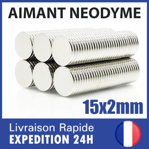 Lot aimant neodyme 15x2 - lot,