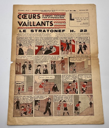 Coeurs vaillants jo zette - vaillants,