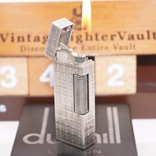 Briquet Dunhill motif tartan