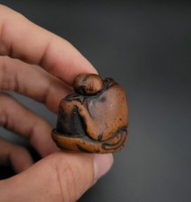 Netsuke en bois - Chajin