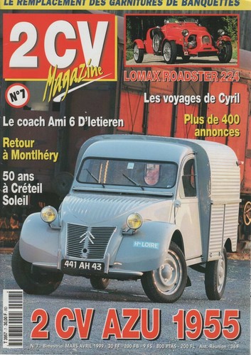 2cv magazine lomax roadster - magazine,