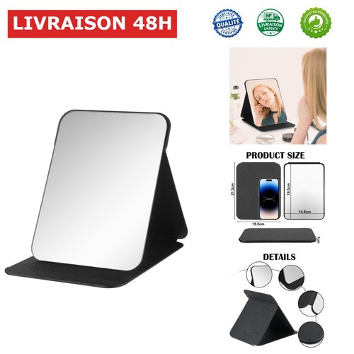 Miroir voyage pliable 5 - miroir, 21,5