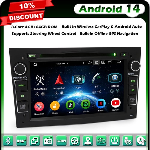 64go android autoradio - 4g+64go,