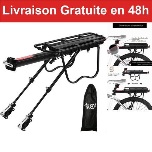 Porte bagages vélo arrière - porte-bagages,