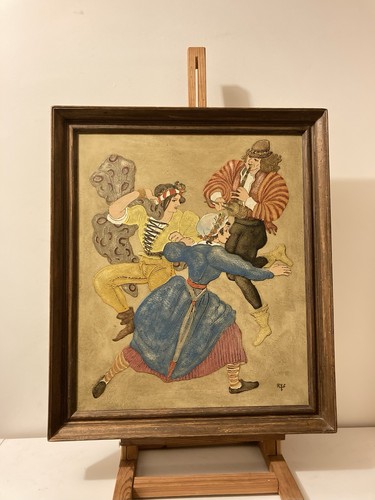 Tableau époque fin xixe huile - fin,
