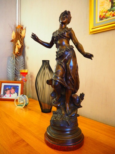 Statuette bronze regule - statuette, h70