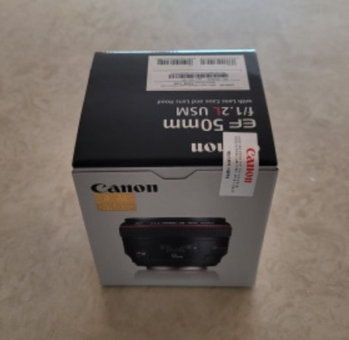 Objectif canon 50mm 1 2l - canon, ef