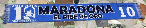écharpe maradona napoli - maradona,