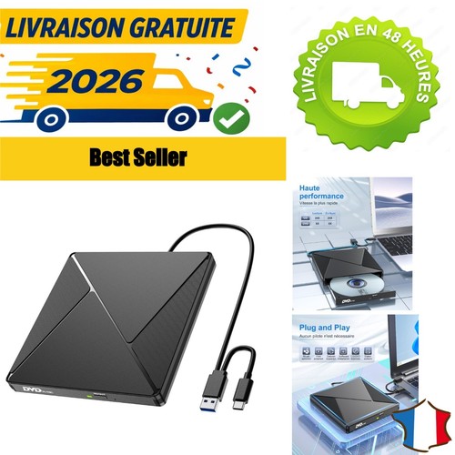 Lecteur dvd externe usb 0 - cd/dvd, 3.0