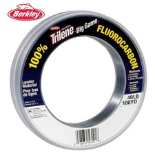 BERKLEY Fluorocarbon Leader Line Trilene Big Game Clear