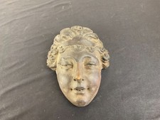 Wooden (oak) head or mask carved 18th or earlier