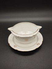 Saucière porcelaine de Chartres – pâte de Limoges – estampille A&L C.S&T – décor