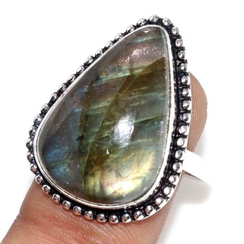 Bague labradorite fiery - labradorite,