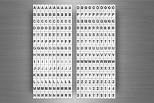 Planche autocollant sticker