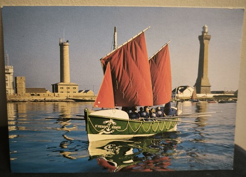 Carte postale canot - , de