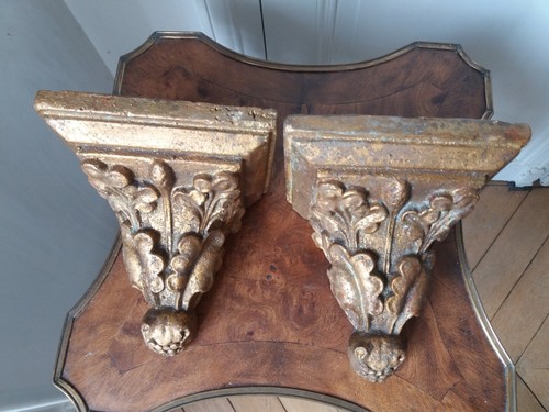 Paire anciennes sellettes - paire,