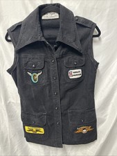 Vintage Handmade Harley Davidson Vest Women’s Small (See measurements)