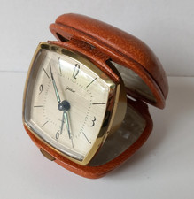 REVEIL DE VOYAGE GOLDBUHL - dessus cuir -  fonctionnel