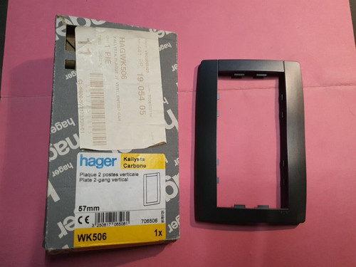 Hager kallysta wk506 - hager, plaque