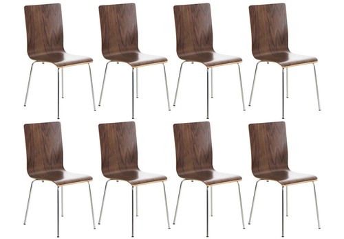 Lot chaises bois pepe - 8, en