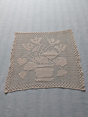 Napperon carré crochet 45 - napperon,
