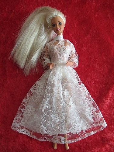 Barbie robe mariee - de,