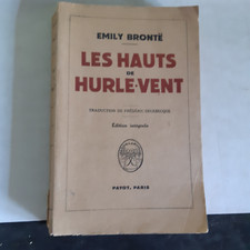 1946 LES HAUTS DE HURLEVENT - EMILY BRONTË  - Ed PAYOT