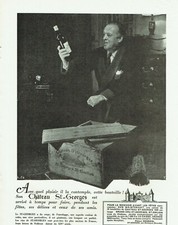 advertising 0921 1951 wine Chateau St-Georges Pétrus Desbois