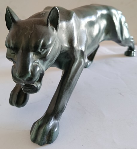 Sculpture art deco panthère - sculpture,