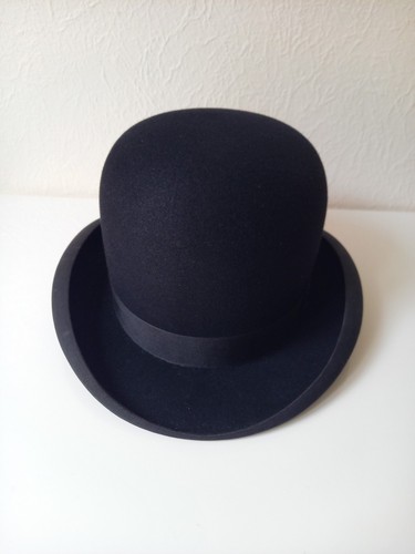 Ancien chapeau melon feutre - en,