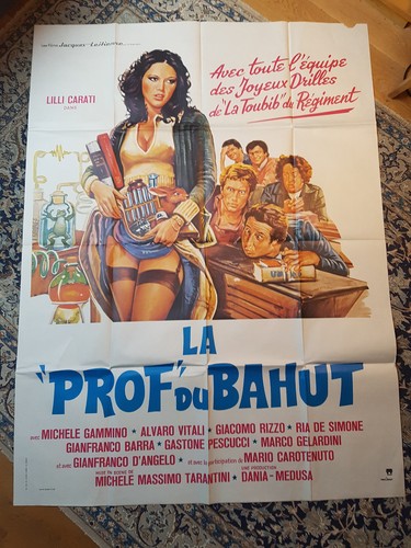 Affiche 1976 prof bahut - affiche,