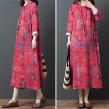 Femme Ethnique Robe Fleur