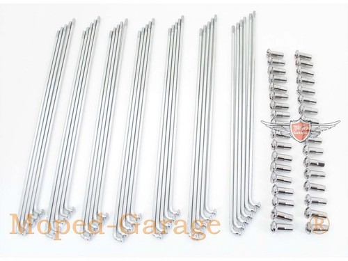Rayons chrome 183mm 3mm - chrome, avec