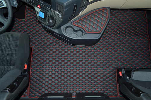 Camion tapis sol - de, rouge