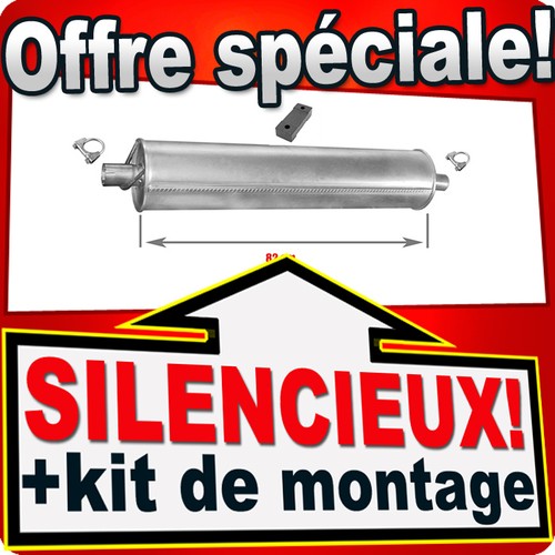 Silencieux intermédiaire pour - intermédiaire,