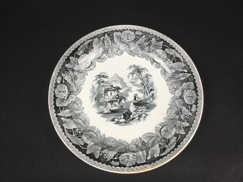 Assiette ancienne feuille - assiette, "feuille"