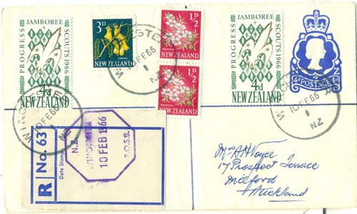 New zealand 1966 registered - 1966,