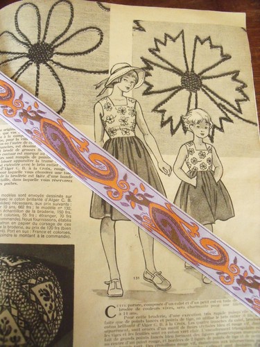 Galon tisse jacquard - galon,